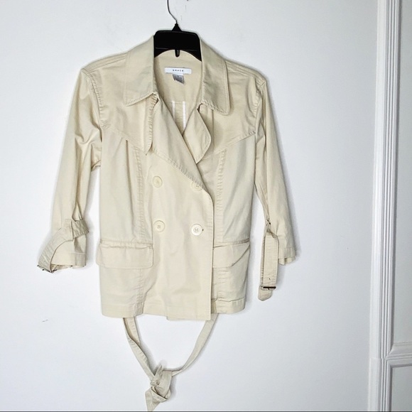 GRACE trench half jacket. Double breasted.… - Picture 1 of 7